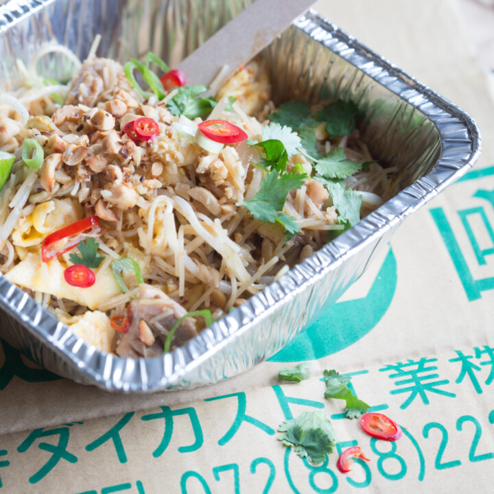 Pad thai met kip