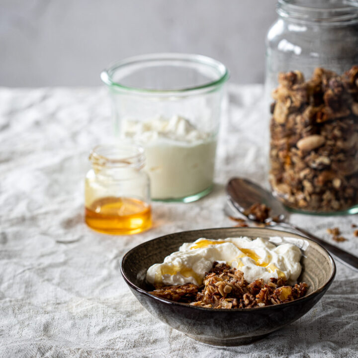 Granola met banaan