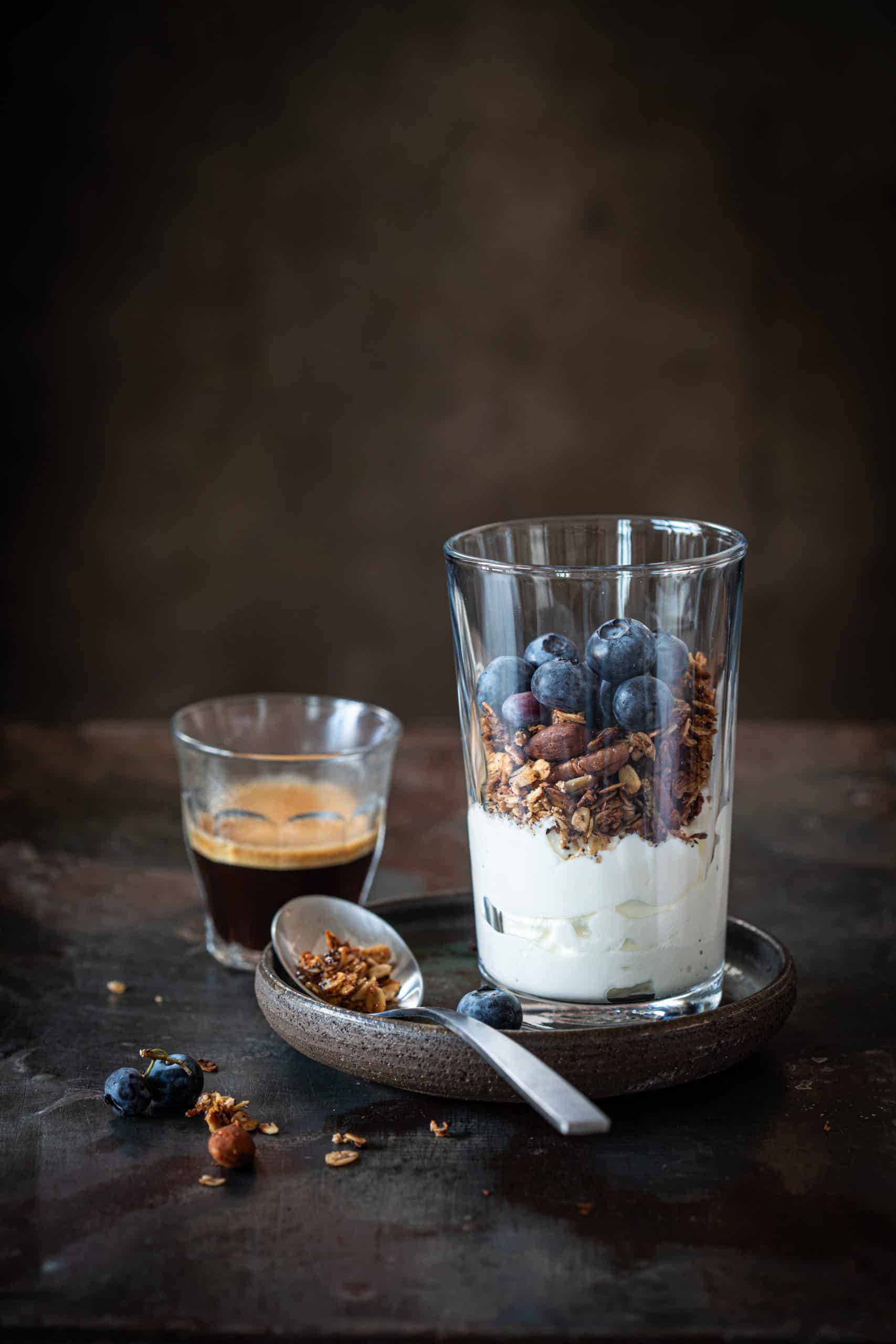 Granola met espresso