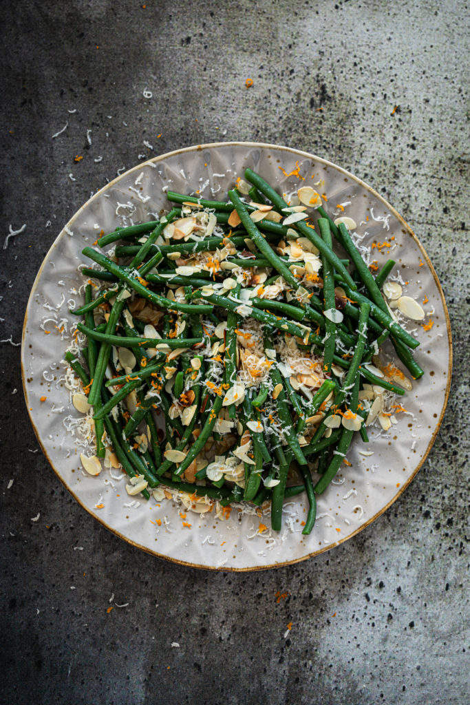 Haricot vert met amandel
