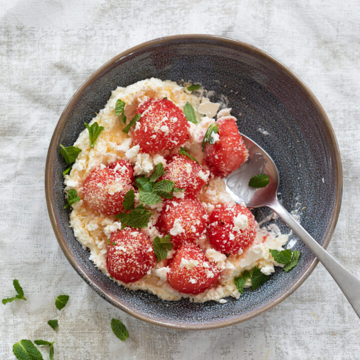 Watermeloen salade