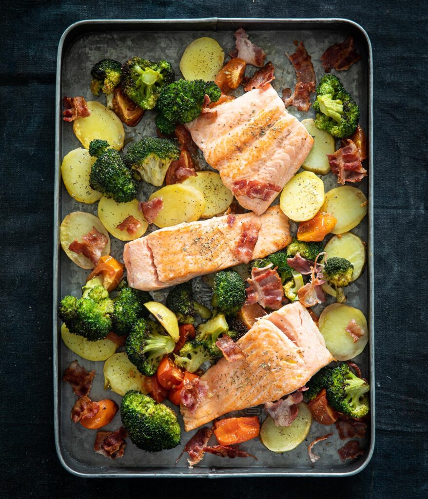 zalm uit de oven