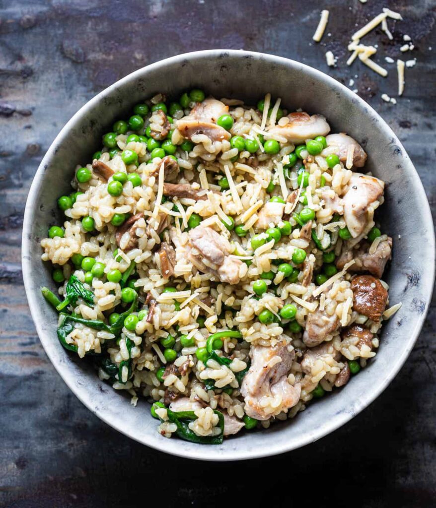 Risotto met paddenstoelen