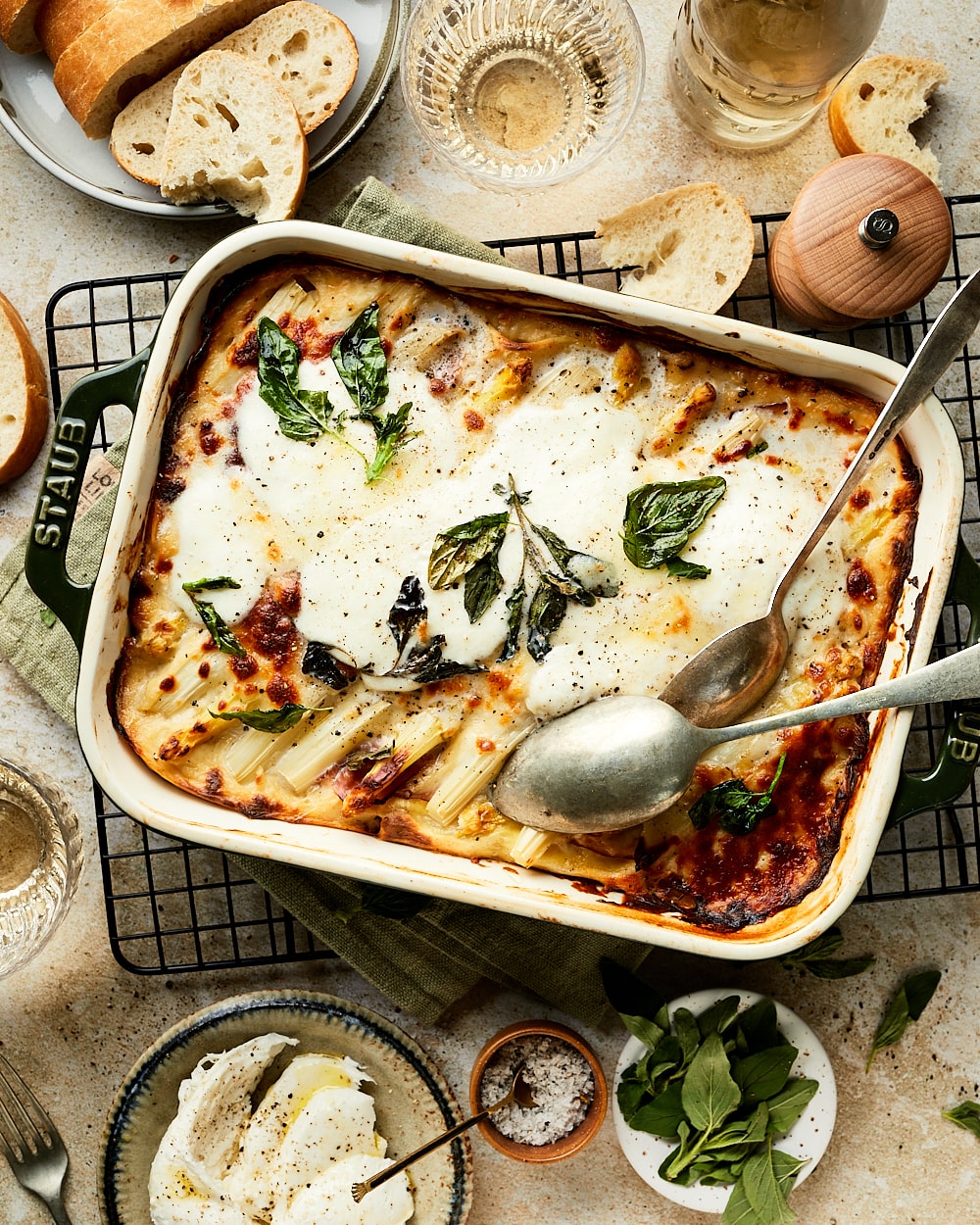 Asperge lasagne miljuschka Asperge lasagne miljuschka