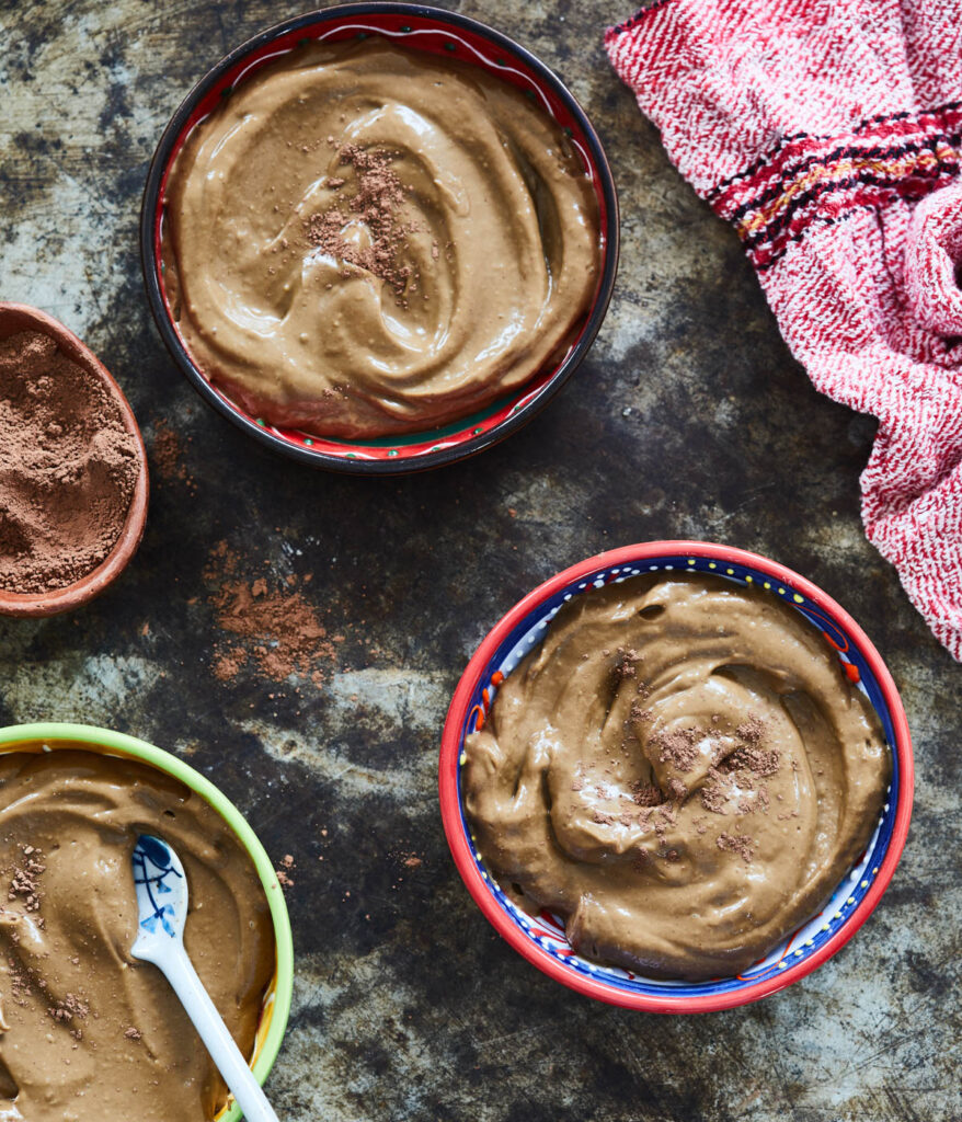 Avocado chocolade mousse