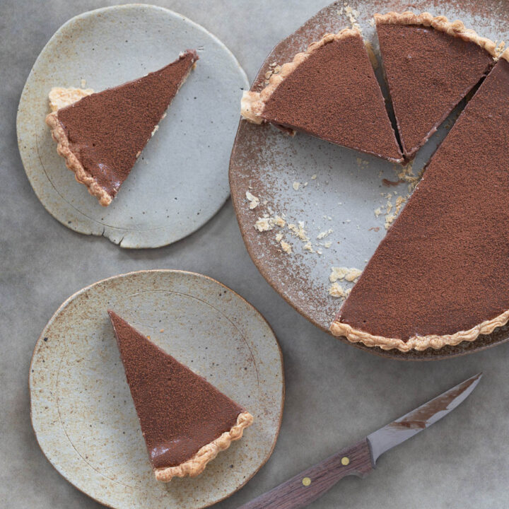 Chocolate milk pie