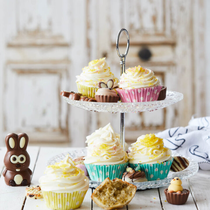 Feestelijke paascupcakes