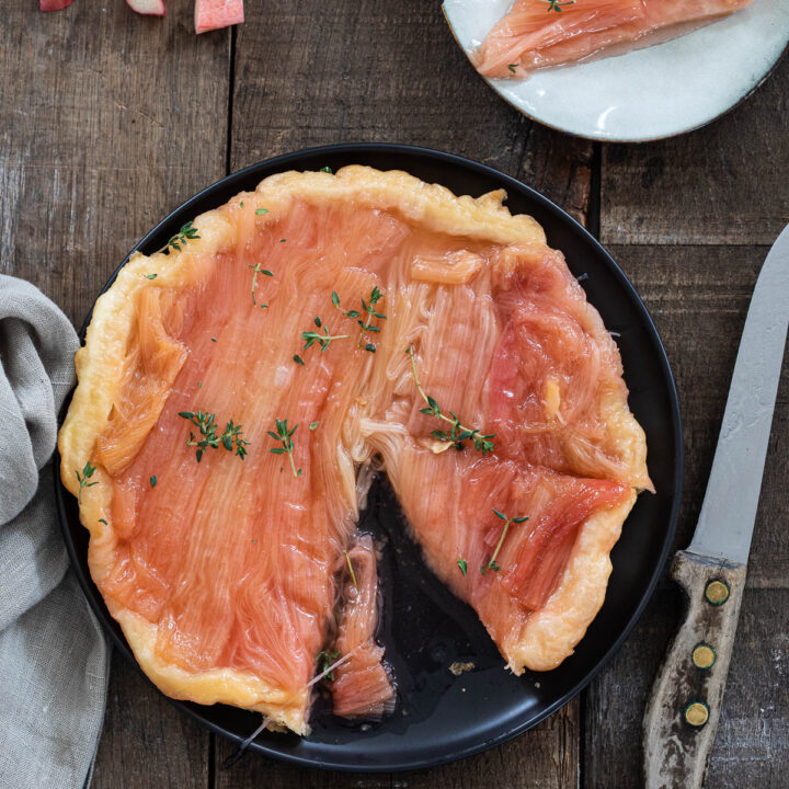 Rabarber tarte tatin