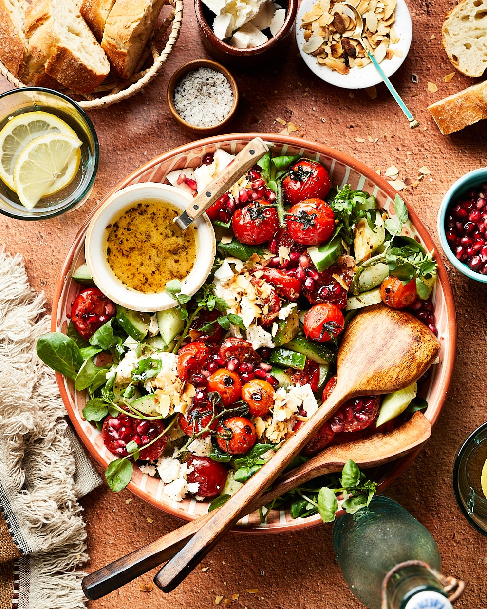 Salade met waterkers miljuschka
