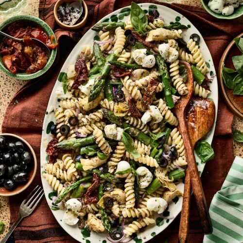 Pastasalade met artisjok miljuschka