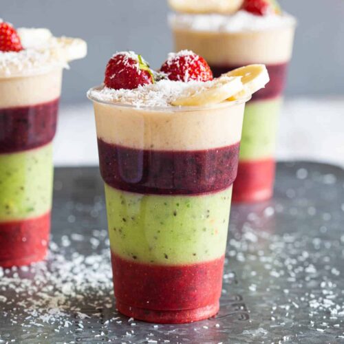 regenboog fruitbekers