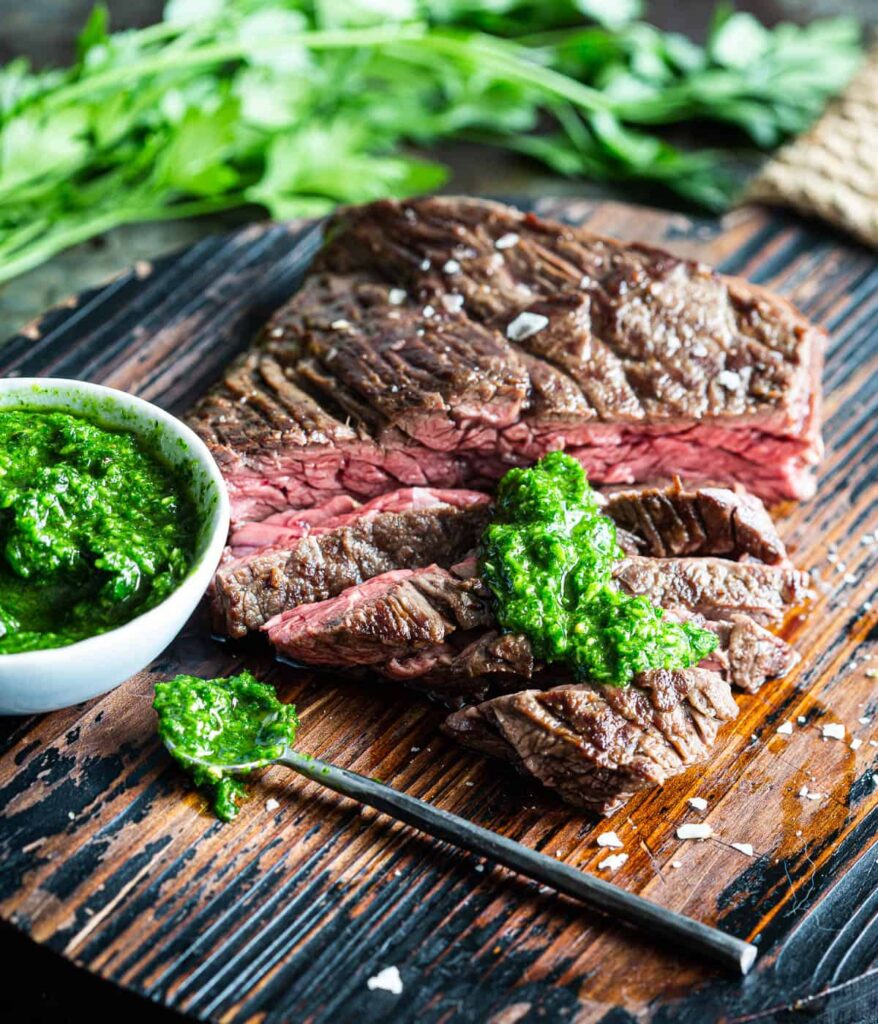 Bavette met chimichurri