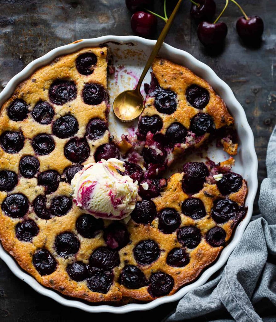 Kersencake met kokos