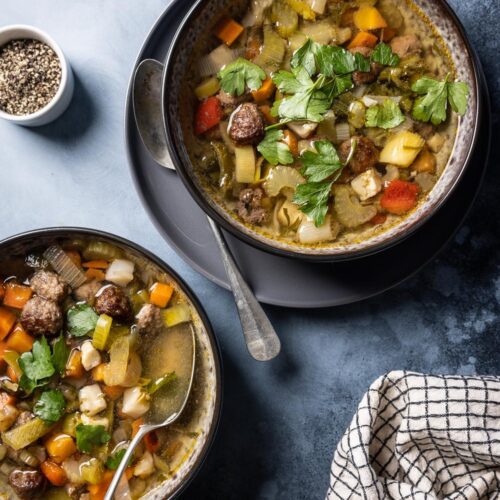 Groentesoep uit de slowcooker
