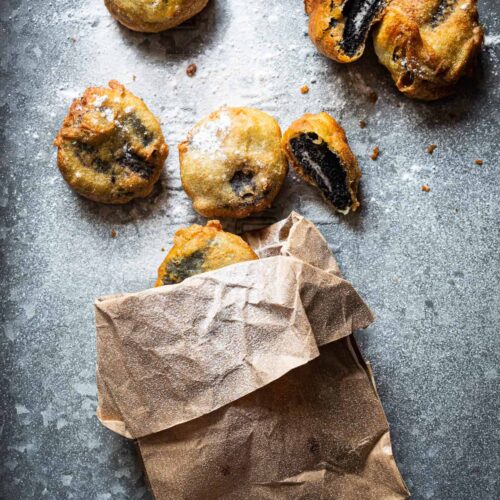 Deep fried oreo's