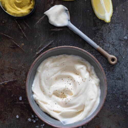 Homemade mayonaise maken
