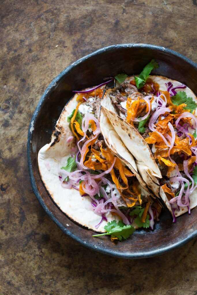 Plat Amsterdamse taco's