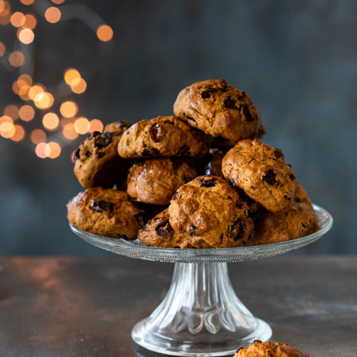 Cranberry ricotta scones