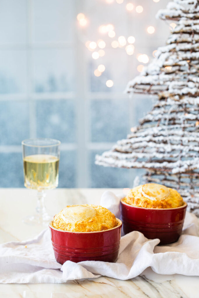 dubbel gebakken drie kazen soufflé