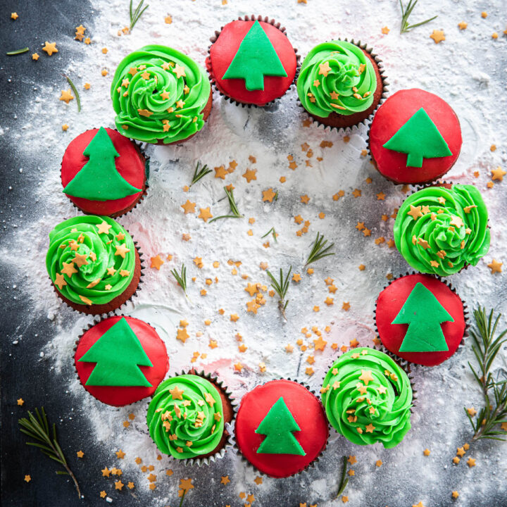 kerstkranstaart