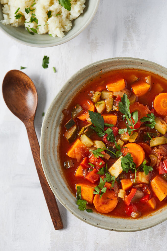 Vegetarische stoofschotel
