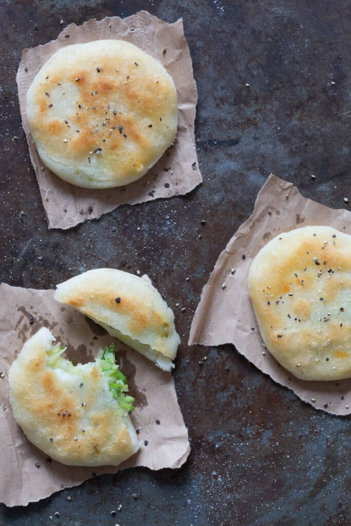 Zuidamerikaanse pupusas met courgette