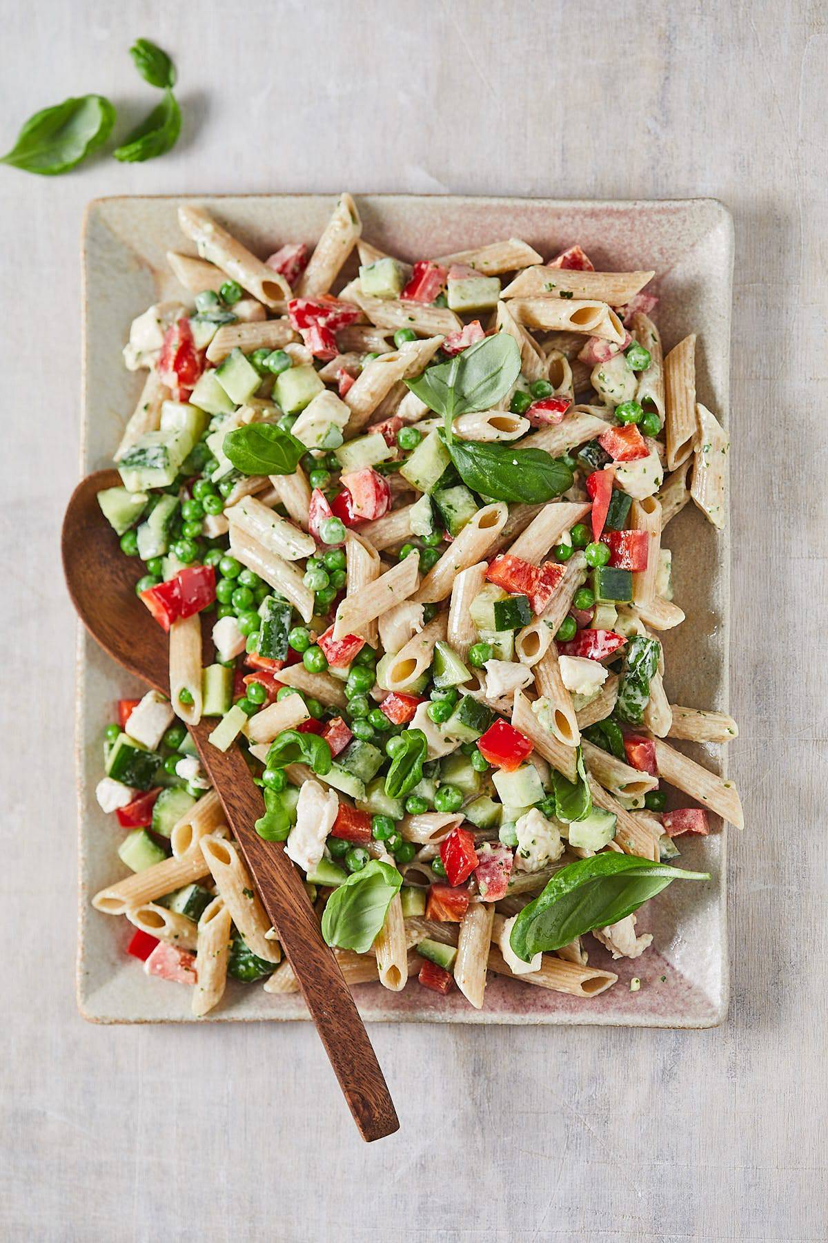 volkoren pastasalade kip