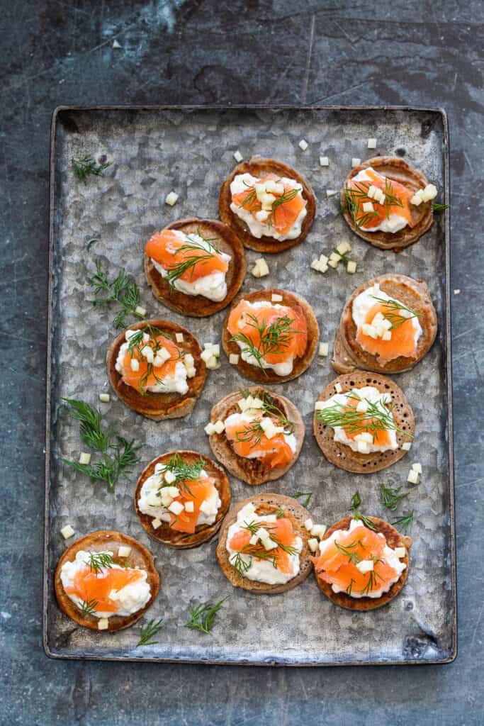 Blini's met zalm