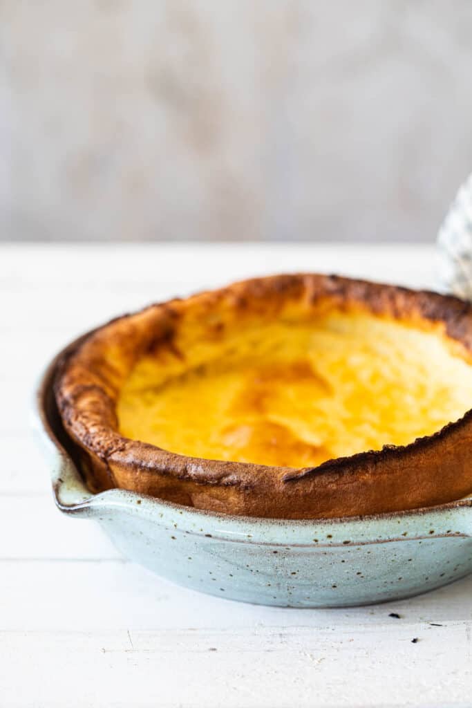 Dutch baby pannenkoek vers uit de oven