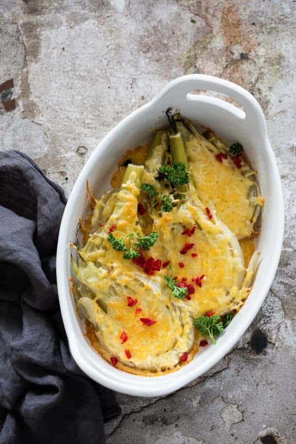 Gegratineerde venkel Gegratineerde venkel