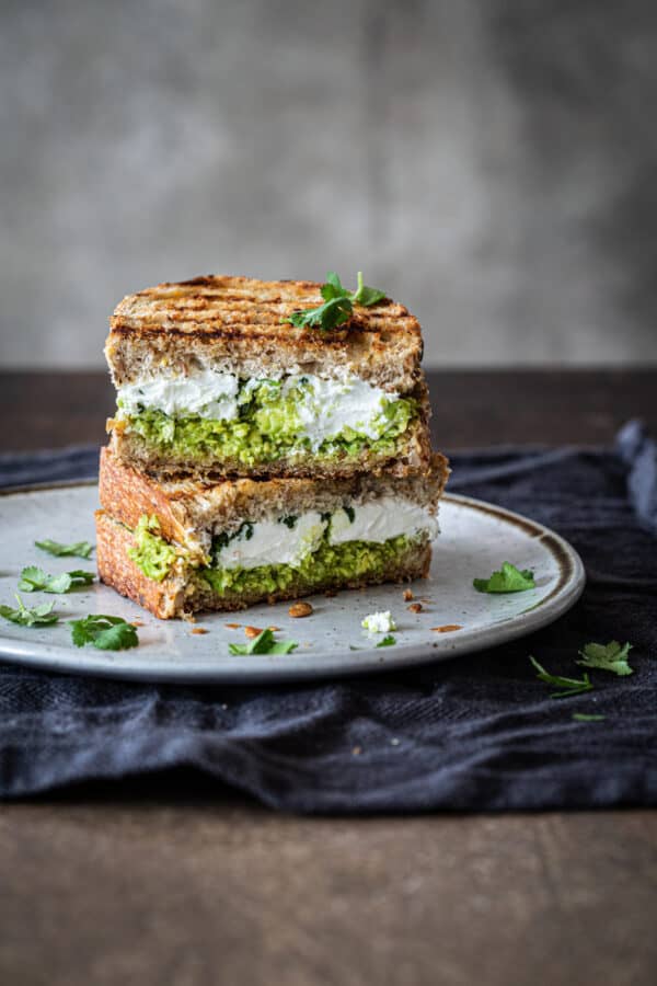 Tosti met avocado