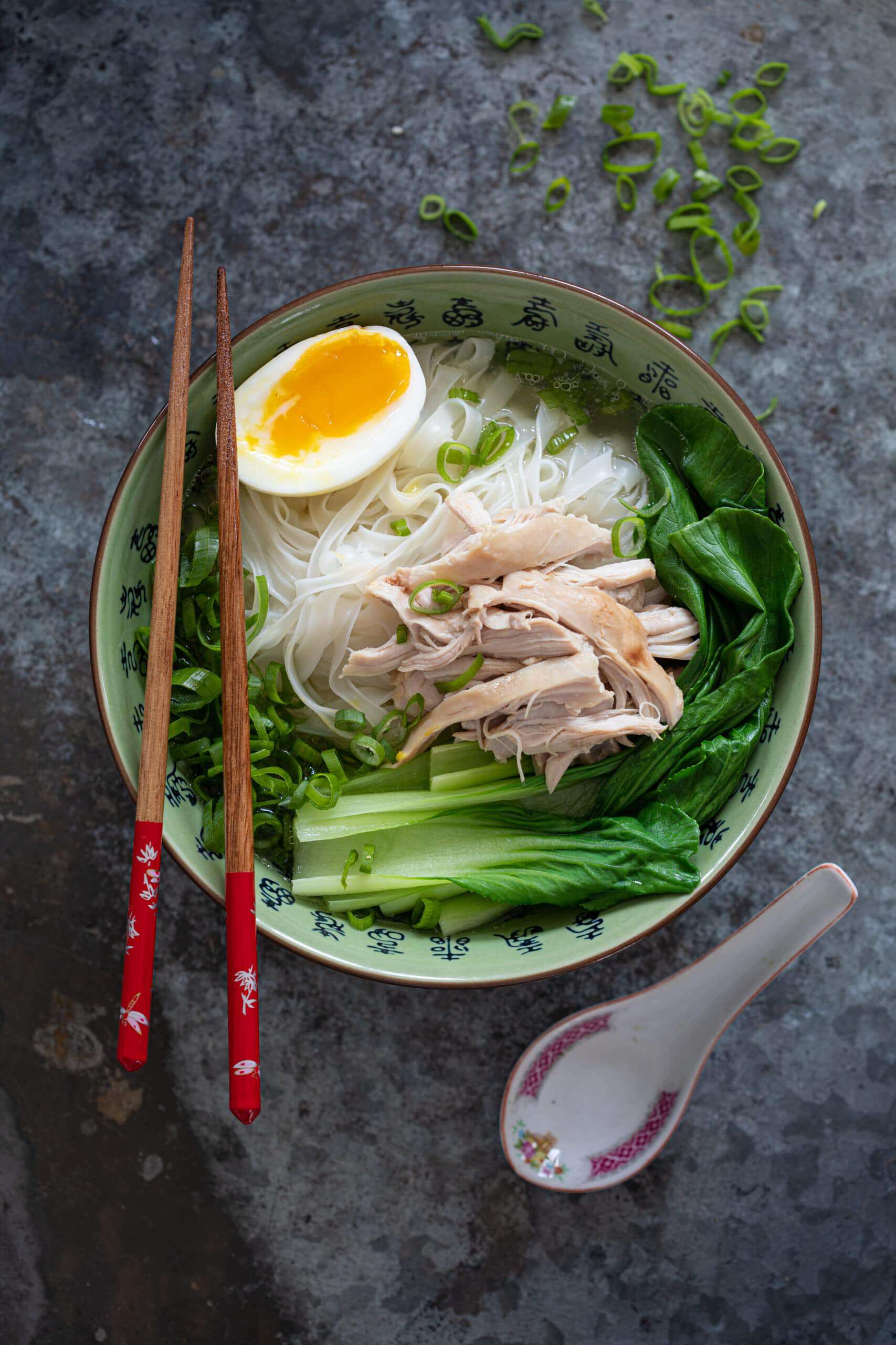 Kippensoep Aziatische kippensoep