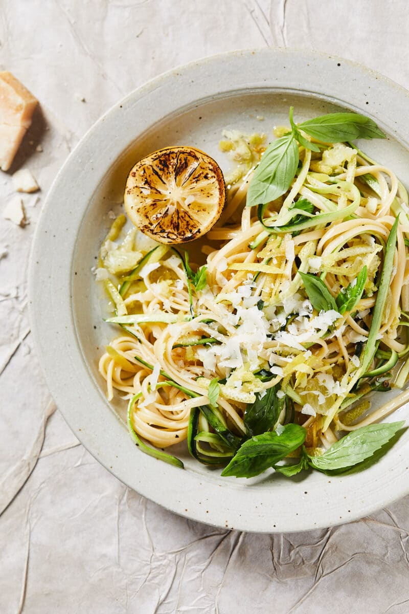 Linguine met citroen