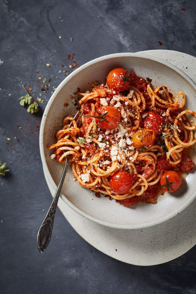 Pasta arrabiata