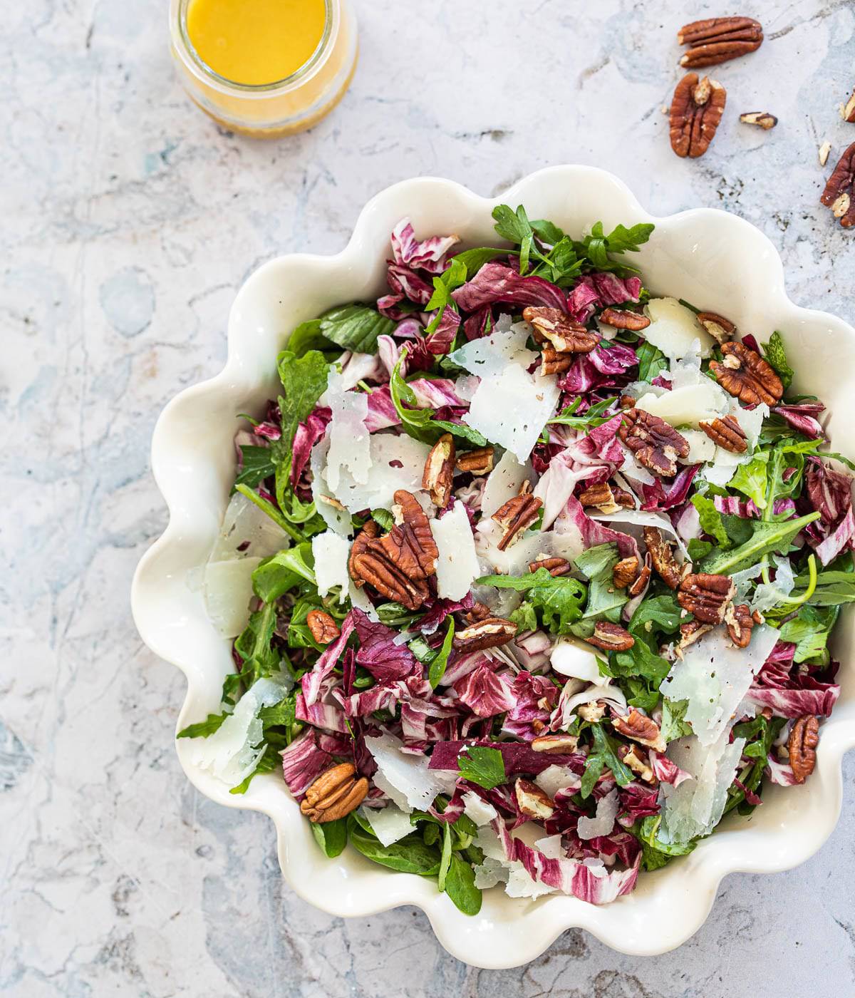 Radicchiosalade met pecorino