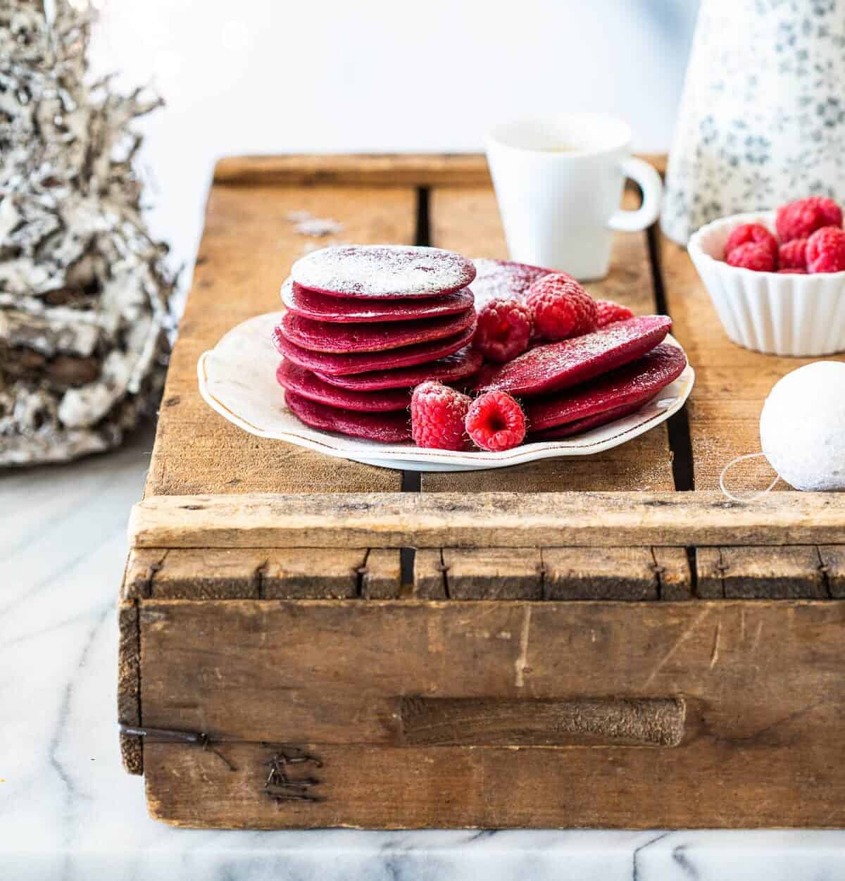 red velvet pannenkoeken