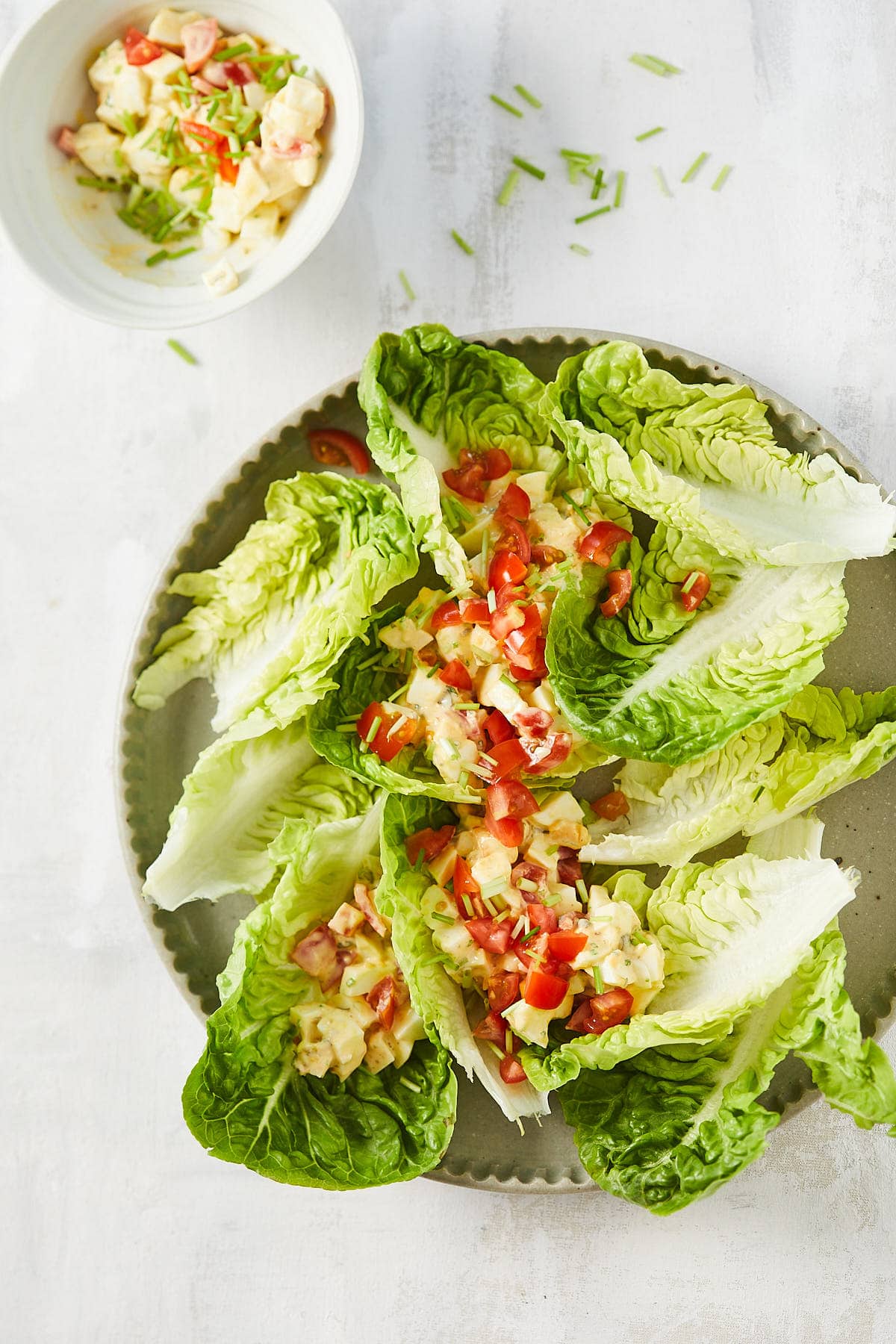 slaschuitjes met eiersalade