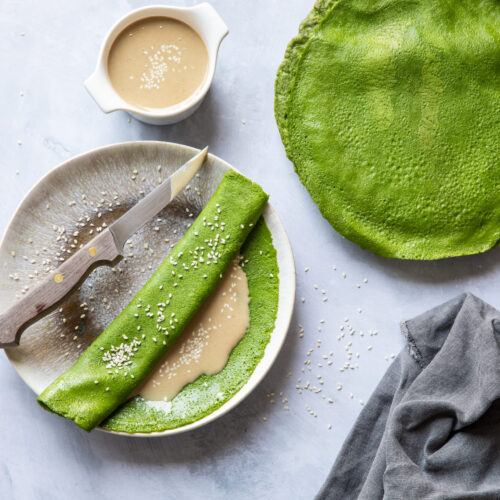 Spinaziepannenkoek