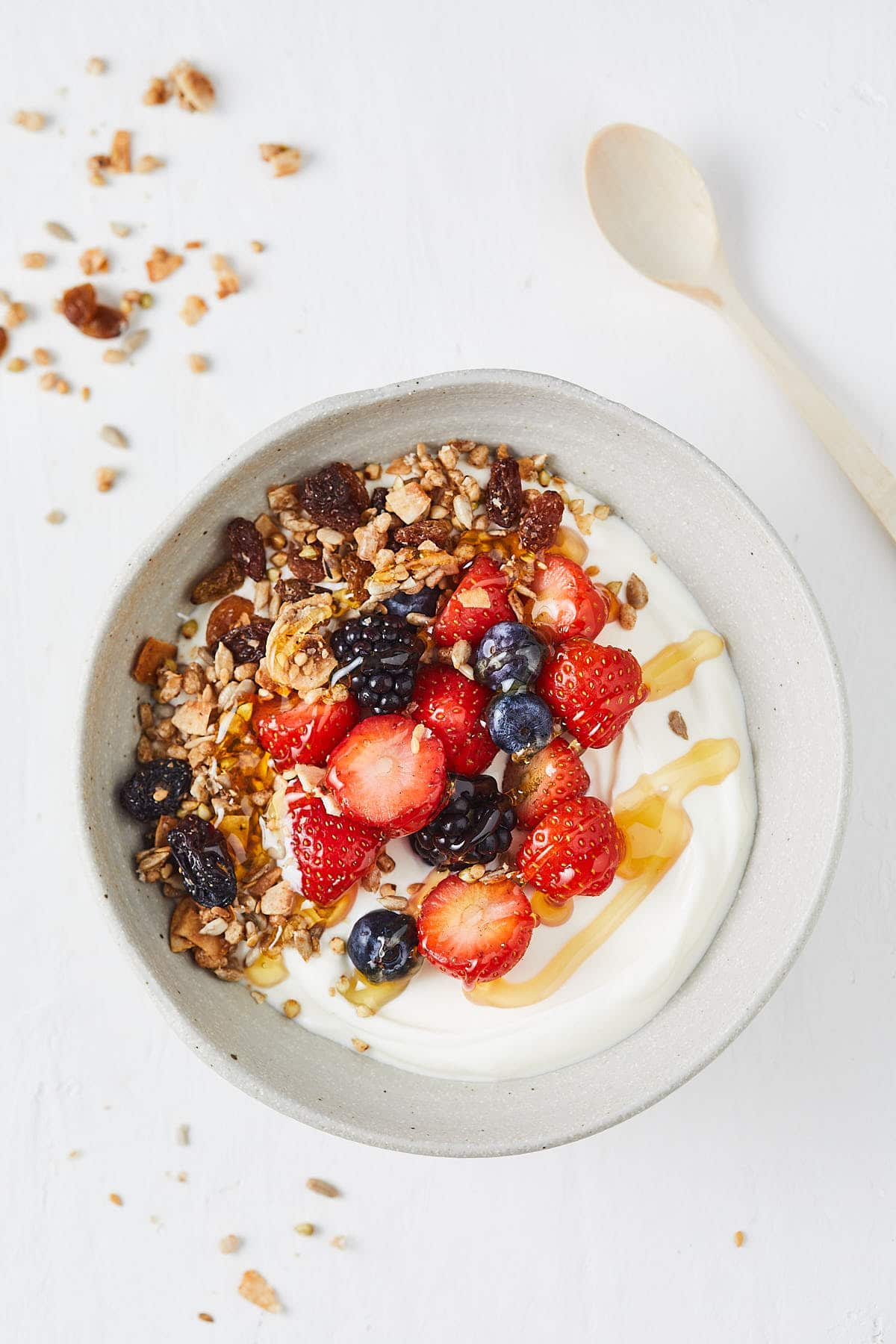 yoghurt met fruit en granola