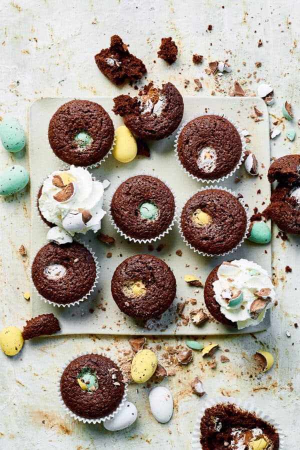 easter brownie bites