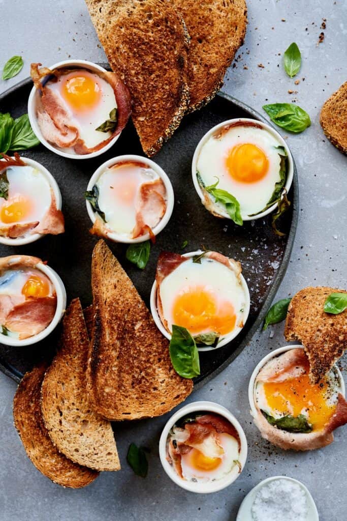 Ham en eipotjes