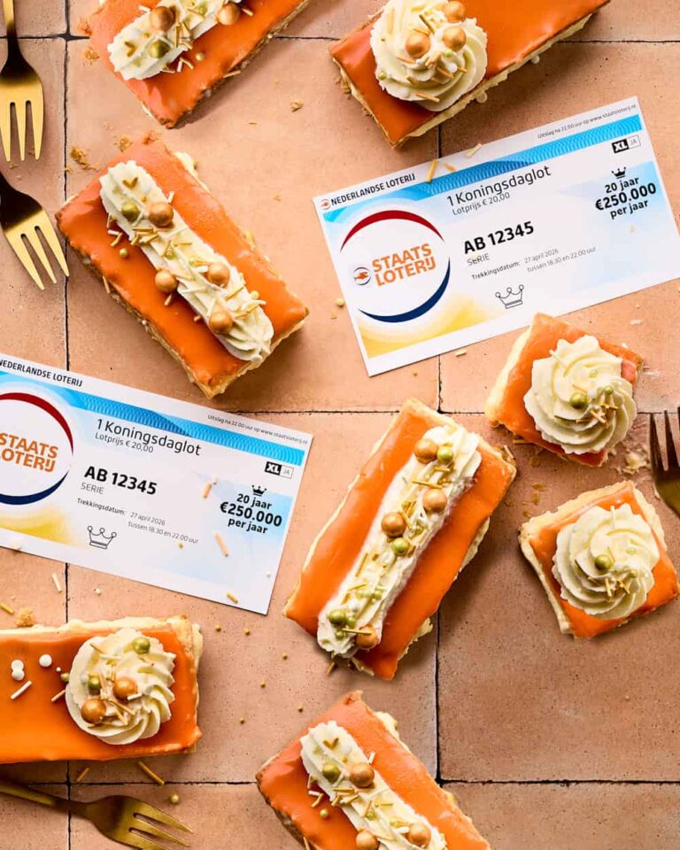 Oranje tompouce miljuschka staatsloterij koningsdag
