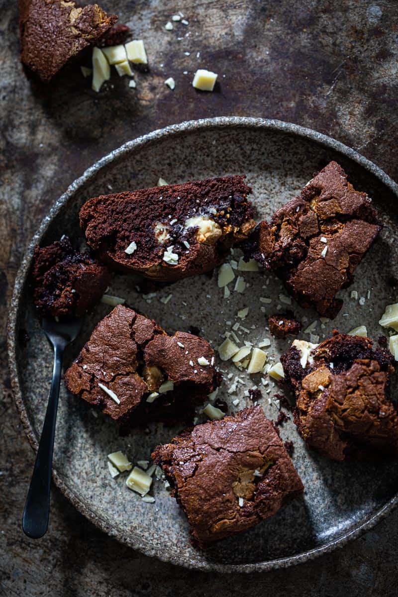 airfryer-brownies-2 Brownie uit de Airfryer met witte chocolade
