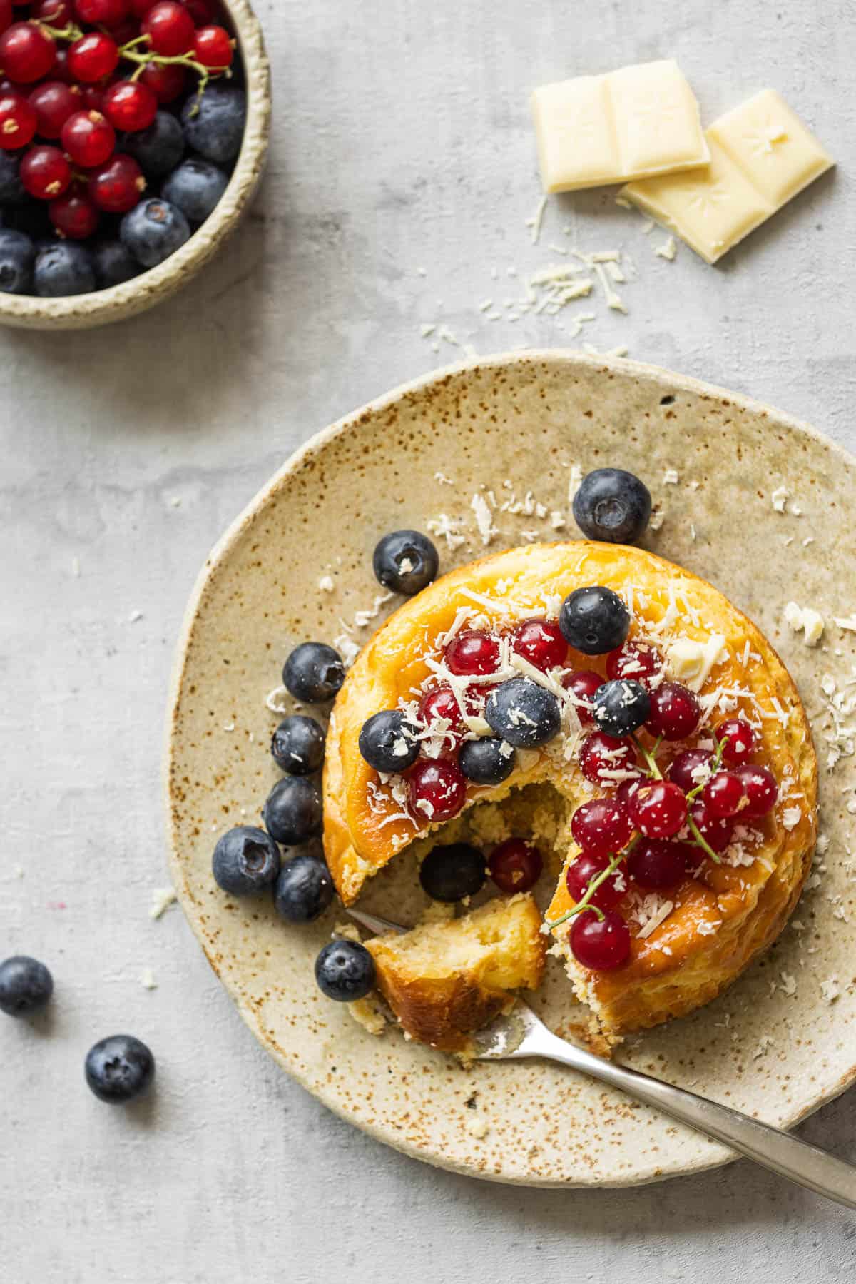 Mini cheesecakes met rood fruit