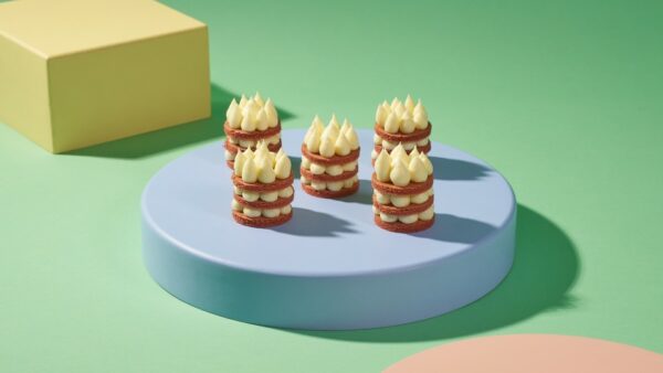 Mini red velvet taartjes