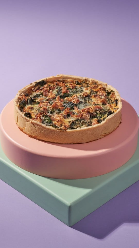 quiche met spinazie en spek2