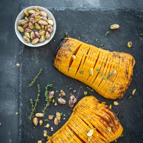 Hasselback pompoen