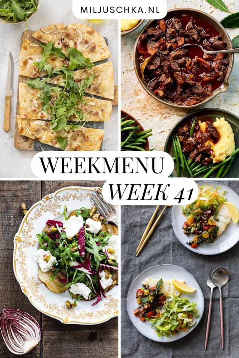 Makkelijk weekmenu 41