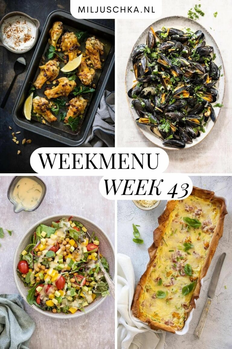 Makkelijk weekmenu 43