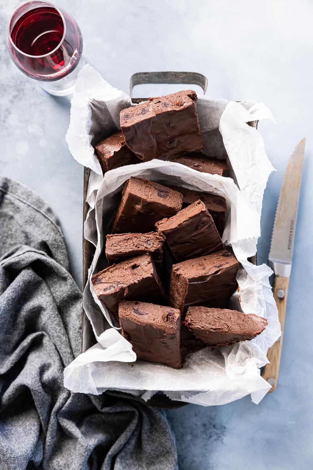 Schwarzwalder kirsch fudge
